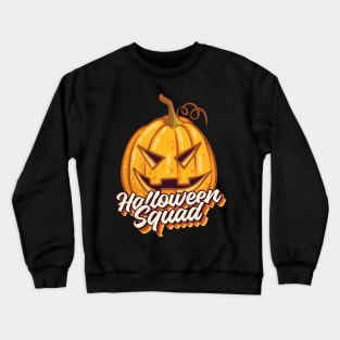 Pumpkin Halloween Squad Crewneck Sweatshirt